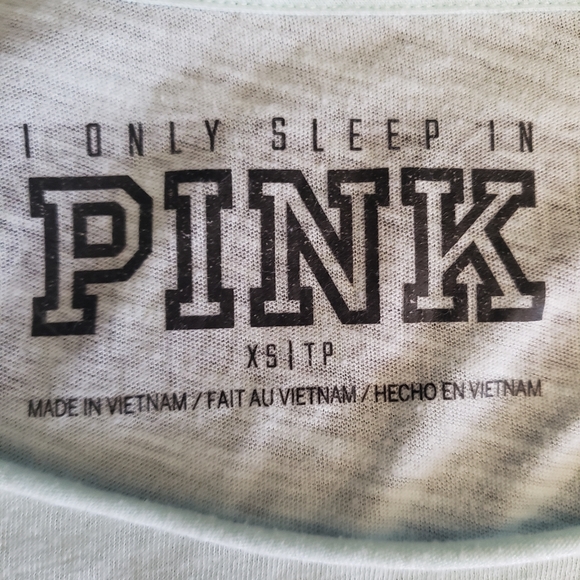 Pink by Victoria Secret "I Need Coffee"  Sleep Shirt size XS.      FF113 - Picture 3 of 3